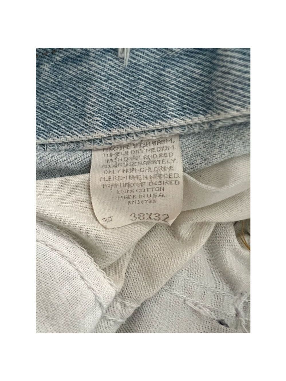 Vintage Mr Lee Jeans 38x32 Usa Made View 6